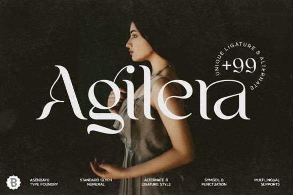 Agilera: The Art Nouveau Font That Brings Organic Elegance to Modern Design