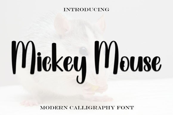 Bringing Joy to Your Designs: The Mickey Mouse Font Style