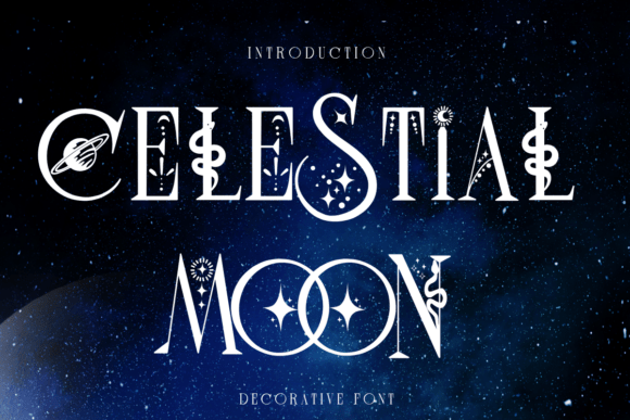 Celestial Moon: A Font for Dreamers and Makers