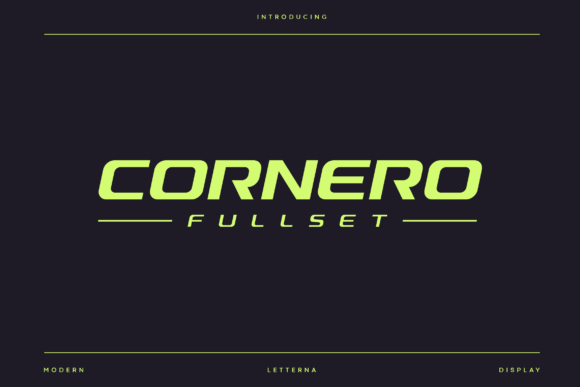 Cornero: The Font That Moves at the Speed of Your Brand