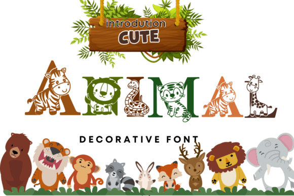 Cute Animal: A Font That Adds Instant Charm to Any Project