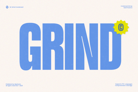 GC Grind: Command Attention with Bold Condensed Typography