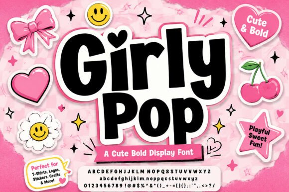 Girly Pop: The Y2K Font That Makes Your Designs Unforgettable