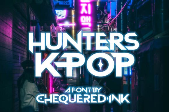 Hunters K-Pop: The Sharp Typeface for Modern Designers