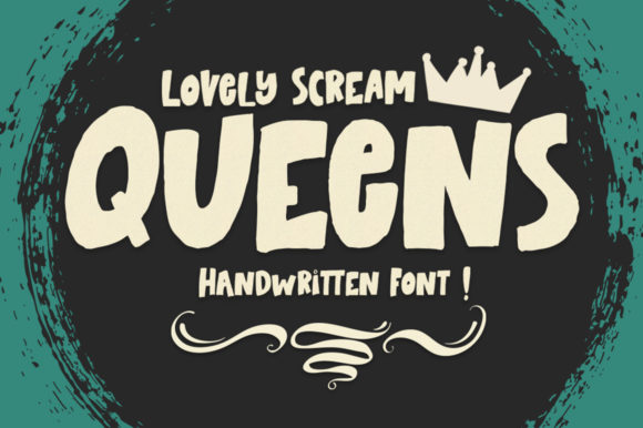 Lovely Scream Queens: A Handwritten Font with Authentic Style