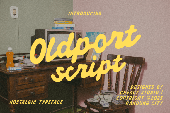Oldport Script: Where Vintage Charm Meets Modern Versatility