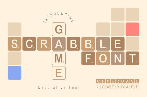 Scrabble Game Font: A Playful Twist for Creative Projects