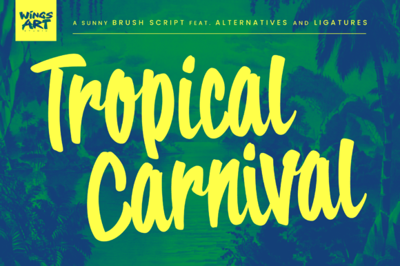 Tropical Carnival: Your Go-To Font for Sun-Kissed Designs