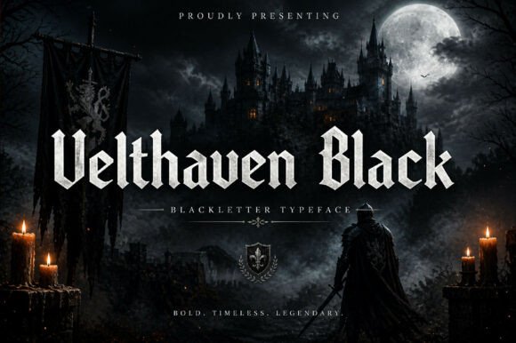 Velthaven Black: The Typeface That Forges Dark Fantasy Worlds