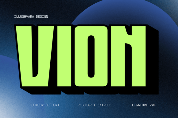 Vion: A Bold Typeface for Modern, High-Impact Branding