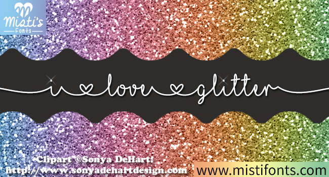 Why the 'I Love Glitter' Font is a Crafting Game-Changer